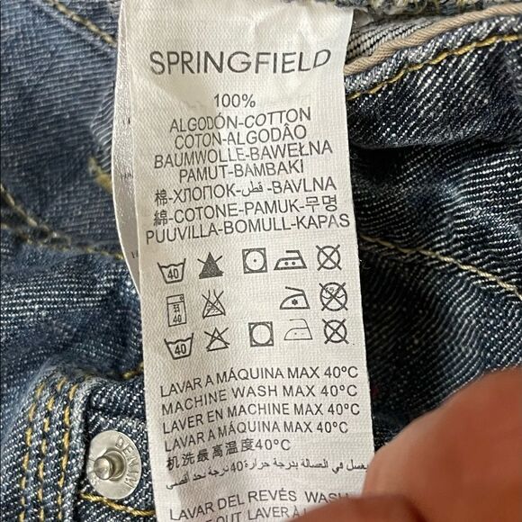 Springfield SPF Europe Women’s Size 10 Blue Denim Pencil Jean Skirt Classic - Picture 7 of 10